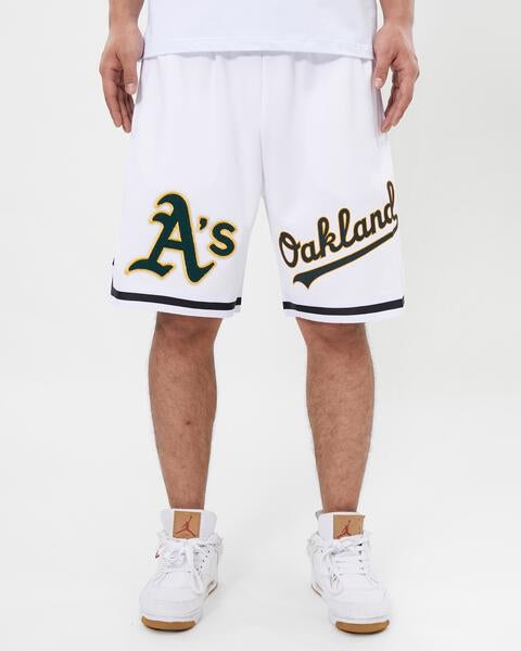 SHORTS DE BASQUETBOL MLB OAKLAND ATHLETICS CLASSIC CHENILLE