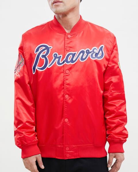 CHAMARRA DE SATÍN MLB ATLANTA BRAVES CLASSIC SATIN