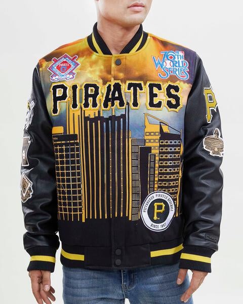 CHAMARRA UNIVERSITARIA MLB PITTSBURGH PIRATES REMIX VARSITY