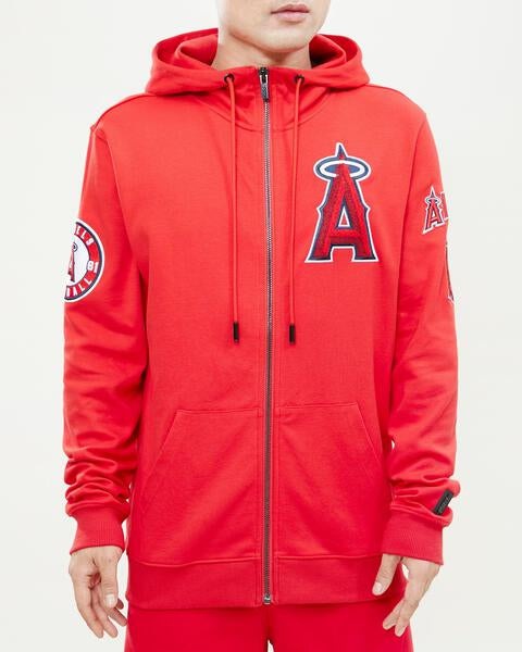 SUDADERA CON CIERRE MLB LOS ANGELES ANGELS CLASSIC CHENILLE