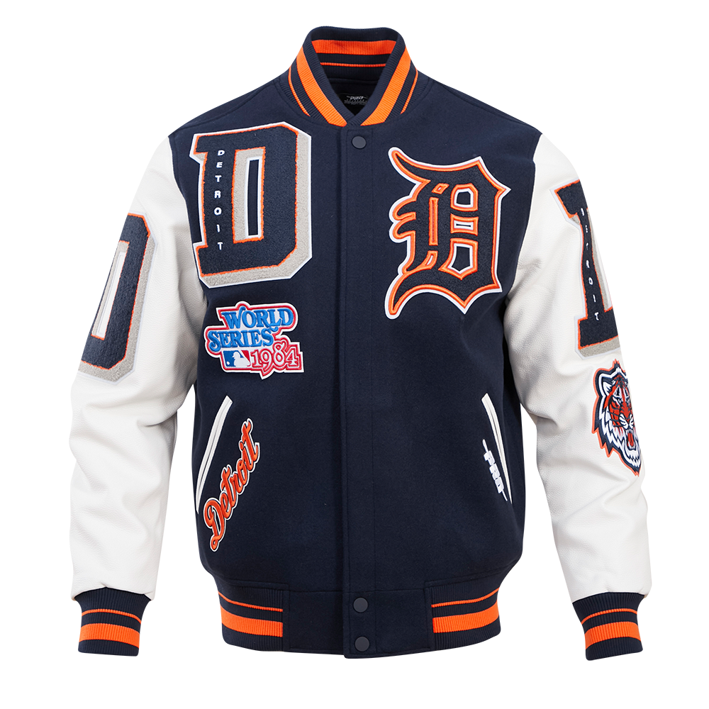 CHAMARRA UNIVERSITARIA MLB DETROIT TIGERS MASH UP