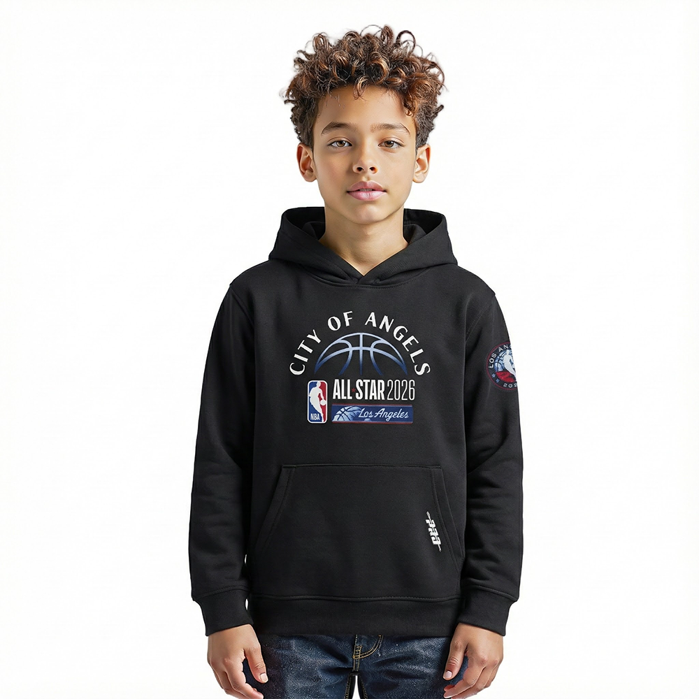 SUDADERA CON GORRO NBA ALL STAR 2026 PARA NIÑO JUNIOR