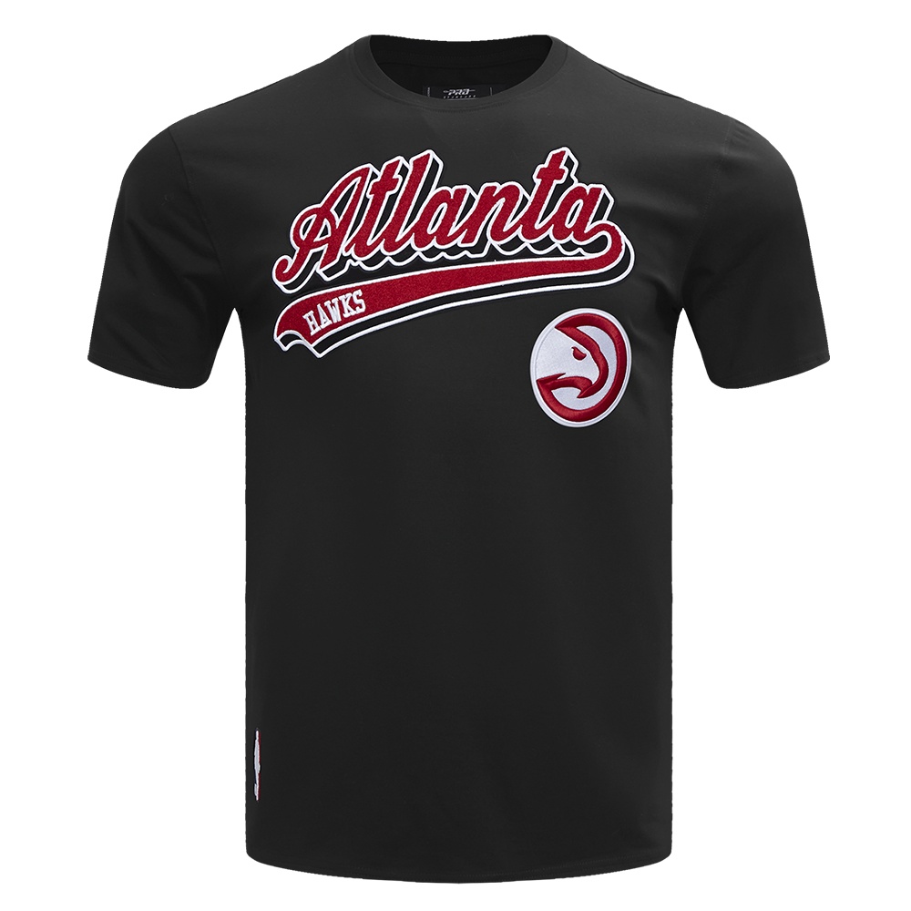 PLAYERA NBA ATLANTA HAWKS SCRIPT TAIL