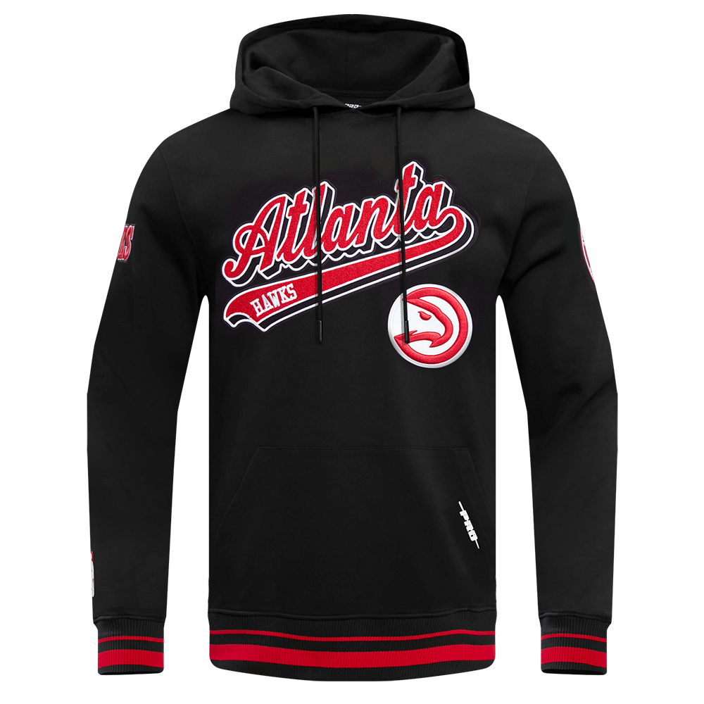SUDADERA CON GORRO NBA ATLANTA HAWKS SCRIPT TAIL