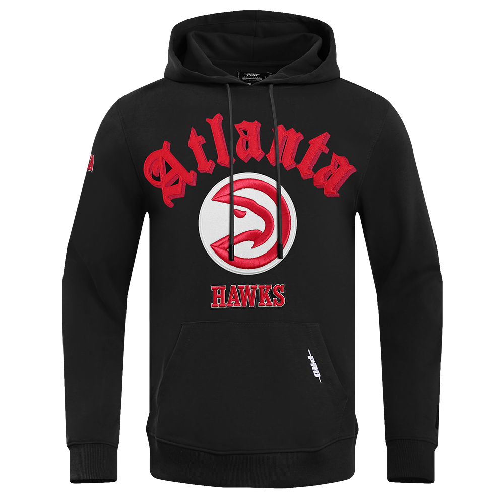 SUDADERA CON GORRO NBA ATLANTA HAWKS OLD ENGLISH