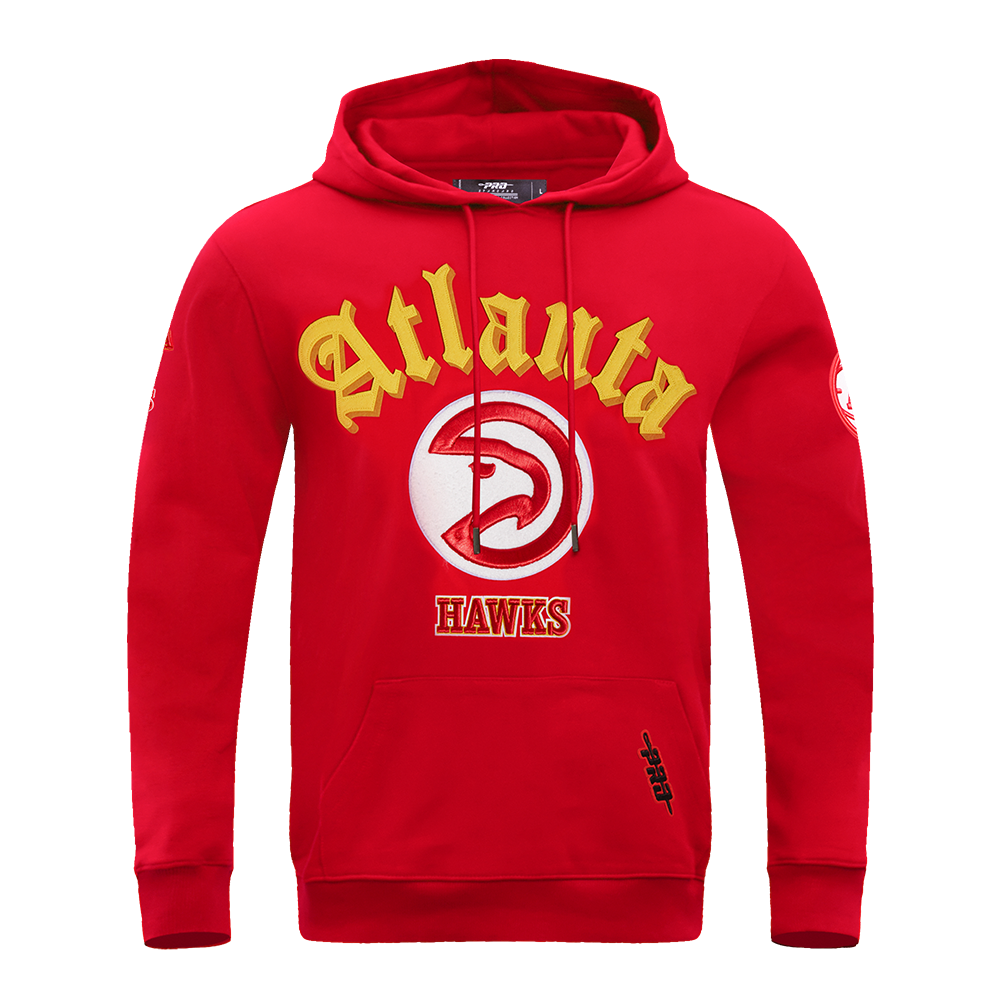 SUDADERA CON GORRO NBA ATLANTA HAWKS OLD ENGLISH