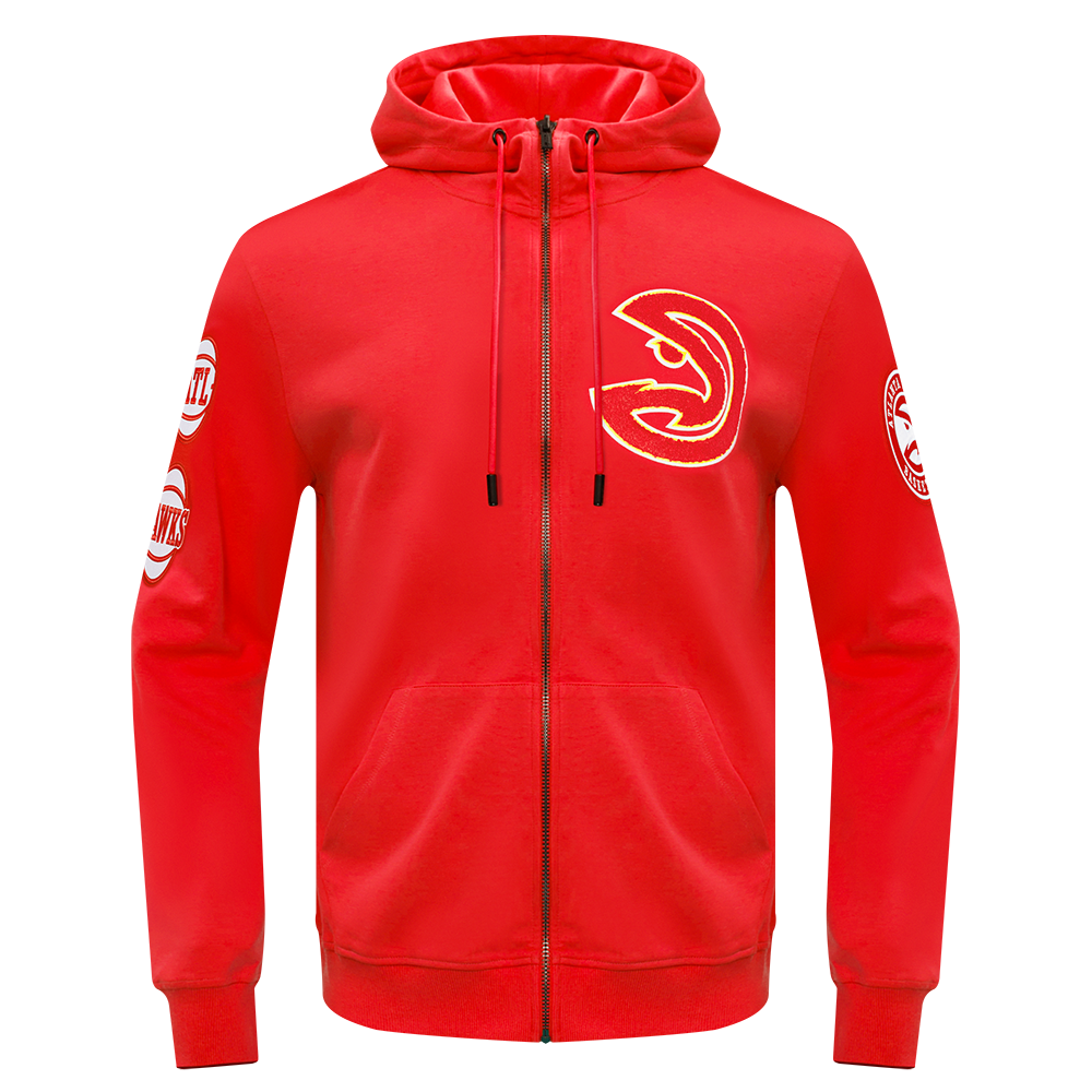 SUDADERA CON CIERRE NBA ATLANTA HAWKS CLASSIC CHENILLE