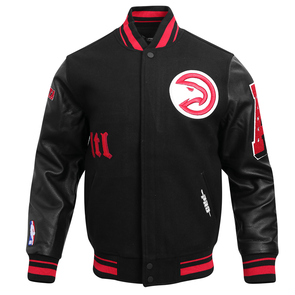 CHAMARRA UNIVERSITARIA NBA ATLANTA HAWKS OLD ENGLISH