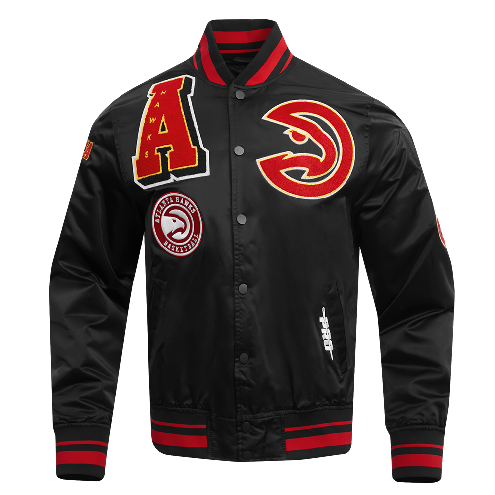 CHAMARRA DE SATÍN NBA ATLANTA HAWKS MASH UP