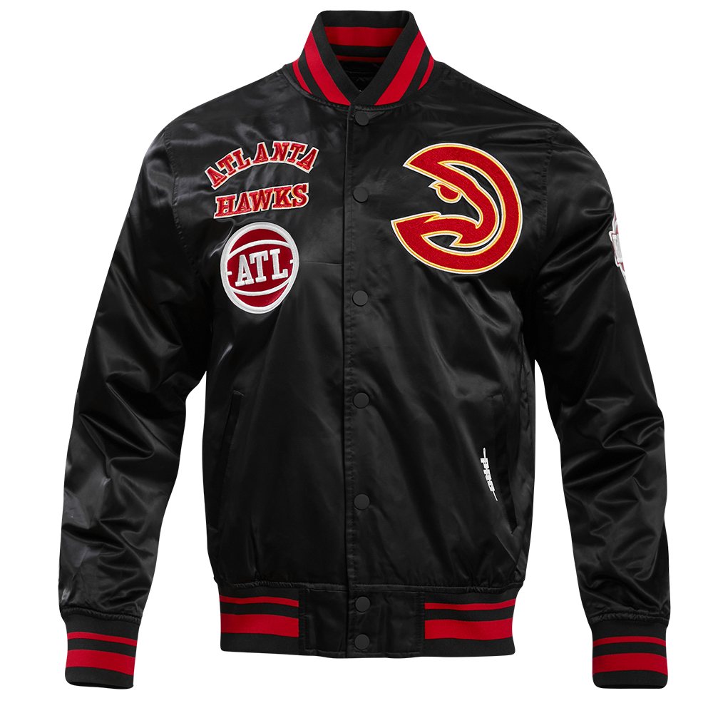 CHAMARRA DE SATÍN NBA ATLANTA HAWKS RETRO CLASSICS