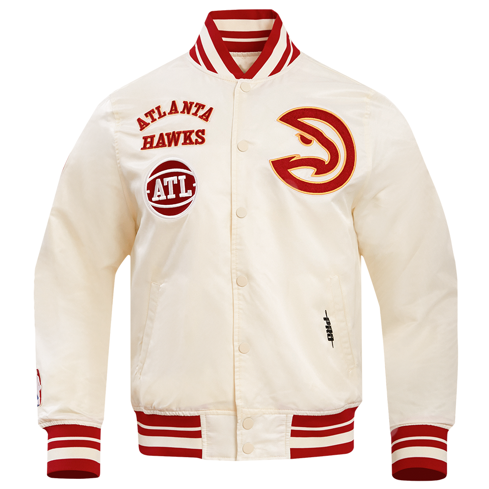 CHAMARRA DE SATÍN NBA ATLANTA HAWKS RETRO CLASSICS