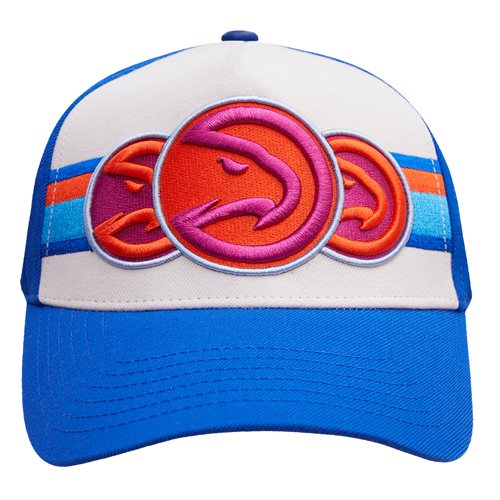 GORRA SNAPBACK NBA ATLANTA HAWKS RETRO STRIPER UNISEX