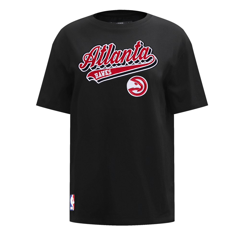 PLAYERA NBA ATLANTA HAWKS SCRIPT TAIL PARA MUJER