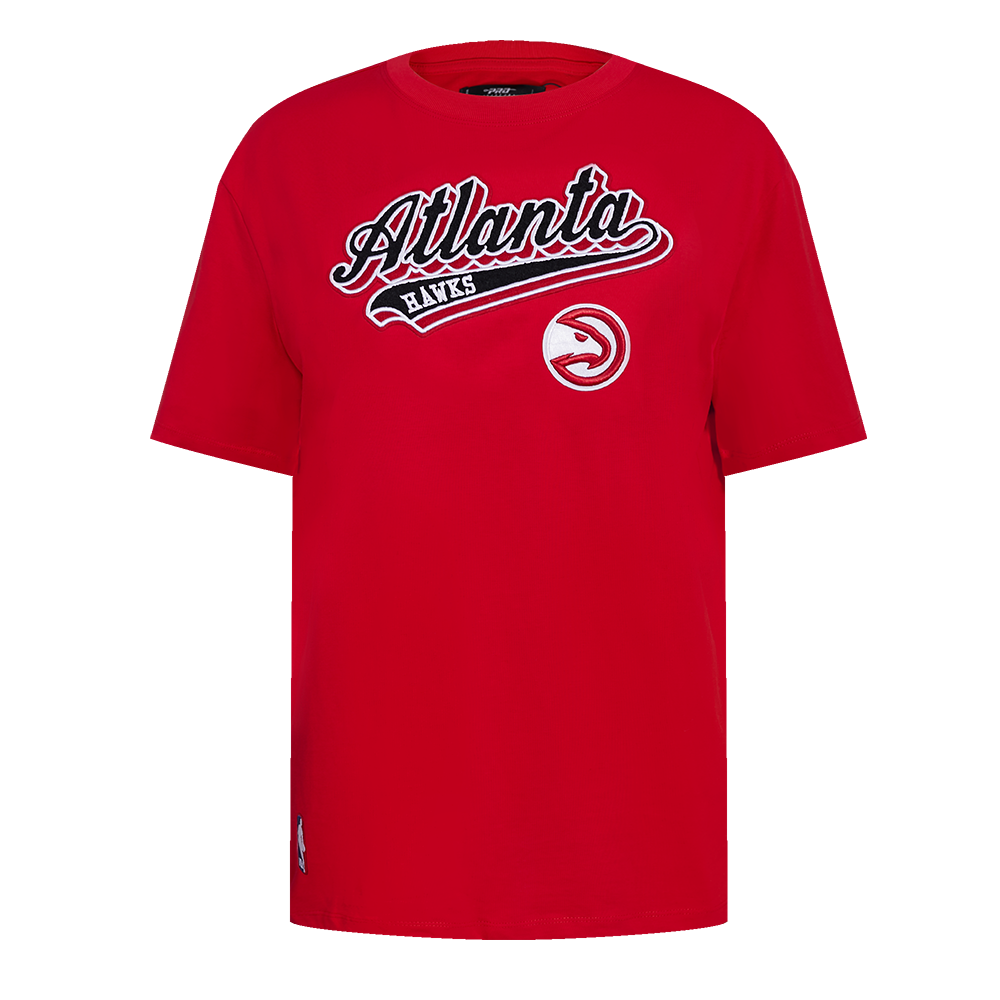 PLAYERA BOYFRIEND NBA ATLANTA HAWKS SCRIPT TAIL PARA MUJER