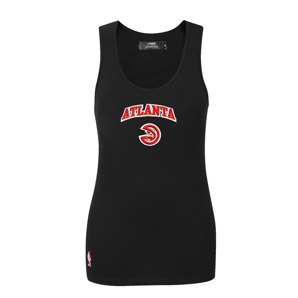 PLAYERA DE TIRANTES DE CORTE RELAJADO NBA ATLANTA HAWKS CLASSIC ESSENTIALS PARA MUJER