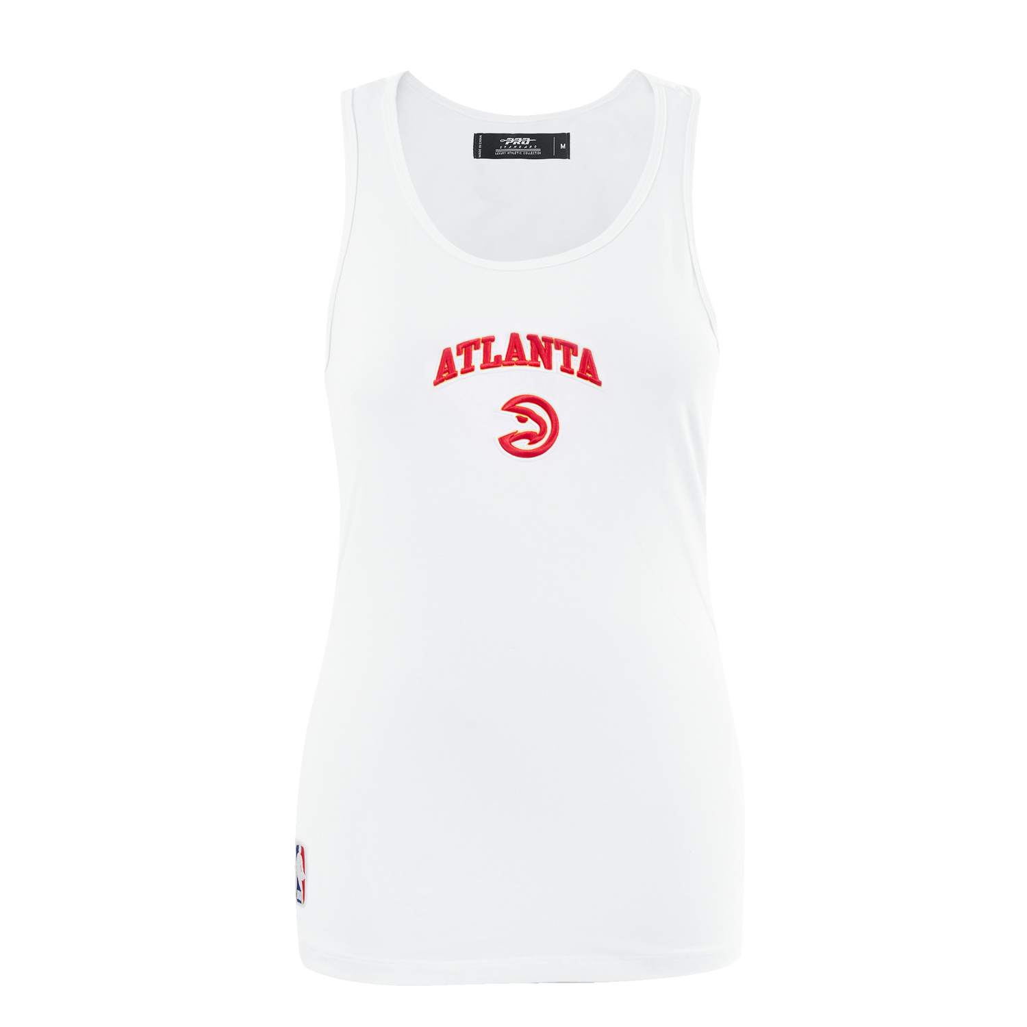 PLAYERA DE TIRANTES DE CORTE RELAJADO NBA ATLANTA HAWKS CLASSIC ESSENTIALS PARA MUJER
