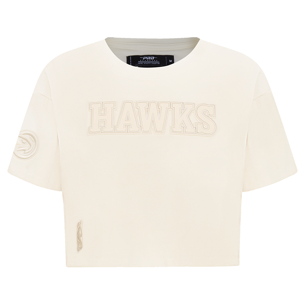 PLAYERA CROP NBA ATLANTA HAWKS NEUTRAL PARA MUJER