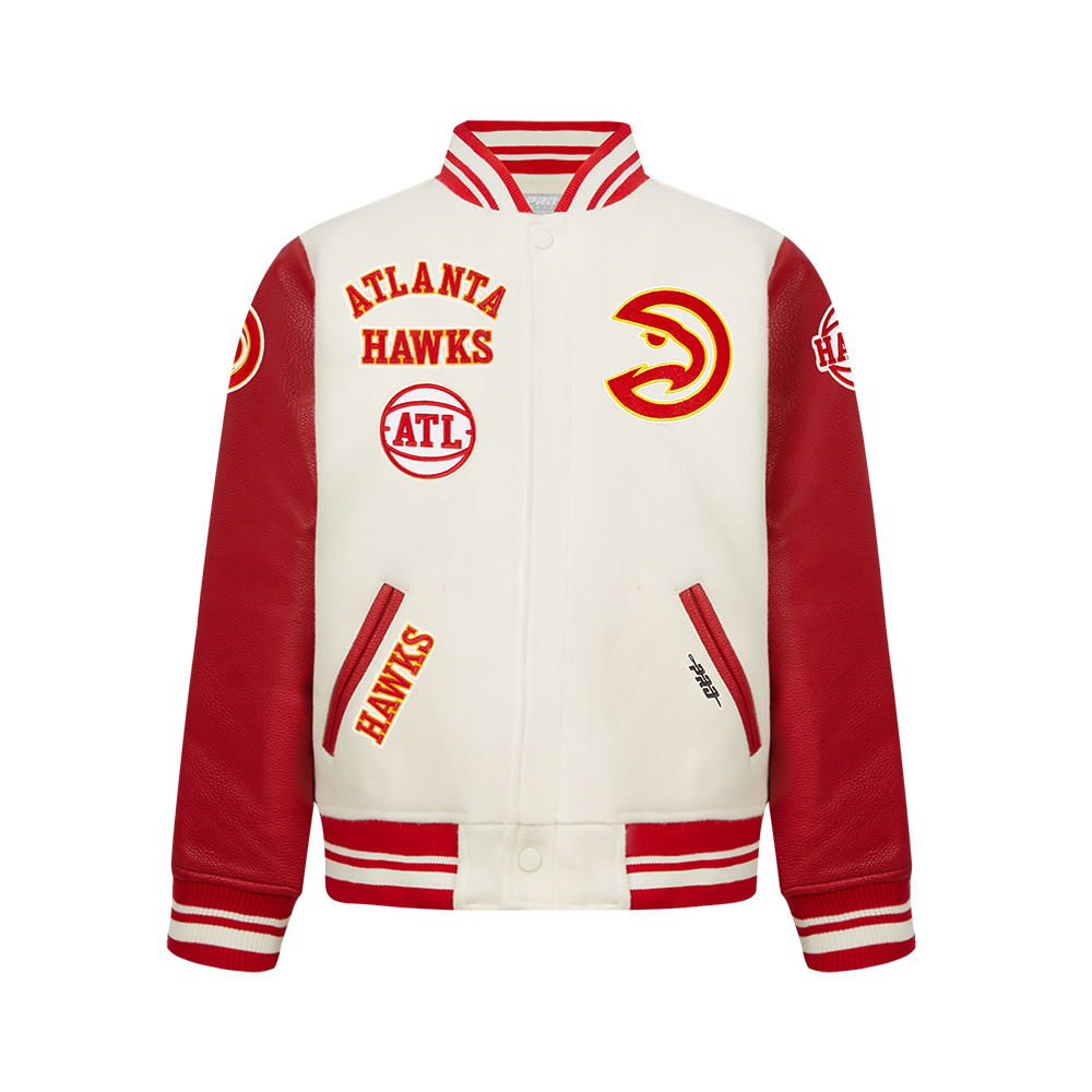 CHAMARRA UNIVERSITARIA NBA ATLANTA HAWKS RETRO CLASSICS PARA NIÑO JUNIOR