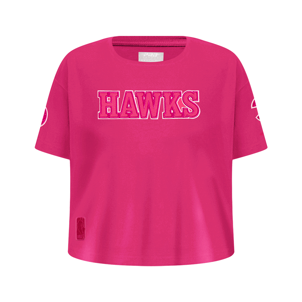PLAYERA NBA ATLANTA HAWKS CLASSIC TRIPLE PINK PARA NIÑA JUNIOR