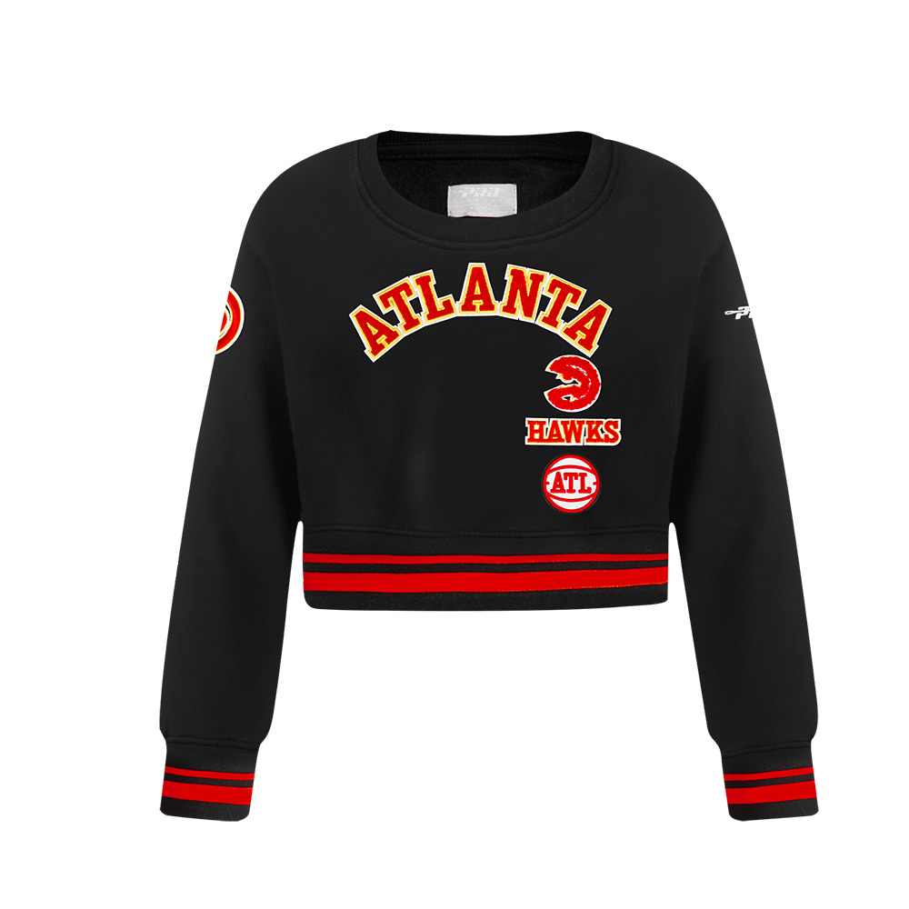 SUDADERA DE CUELLO REDONDO NBA ATLANTA HAWKS RETRO CLASSICS PARA NIÑA JUNIOR