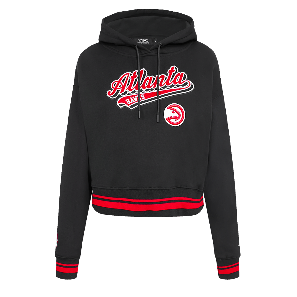 SUDADERA CON GORRO NBA ATLANTA HAWKS SCRIPT TAIL PARA MUJER