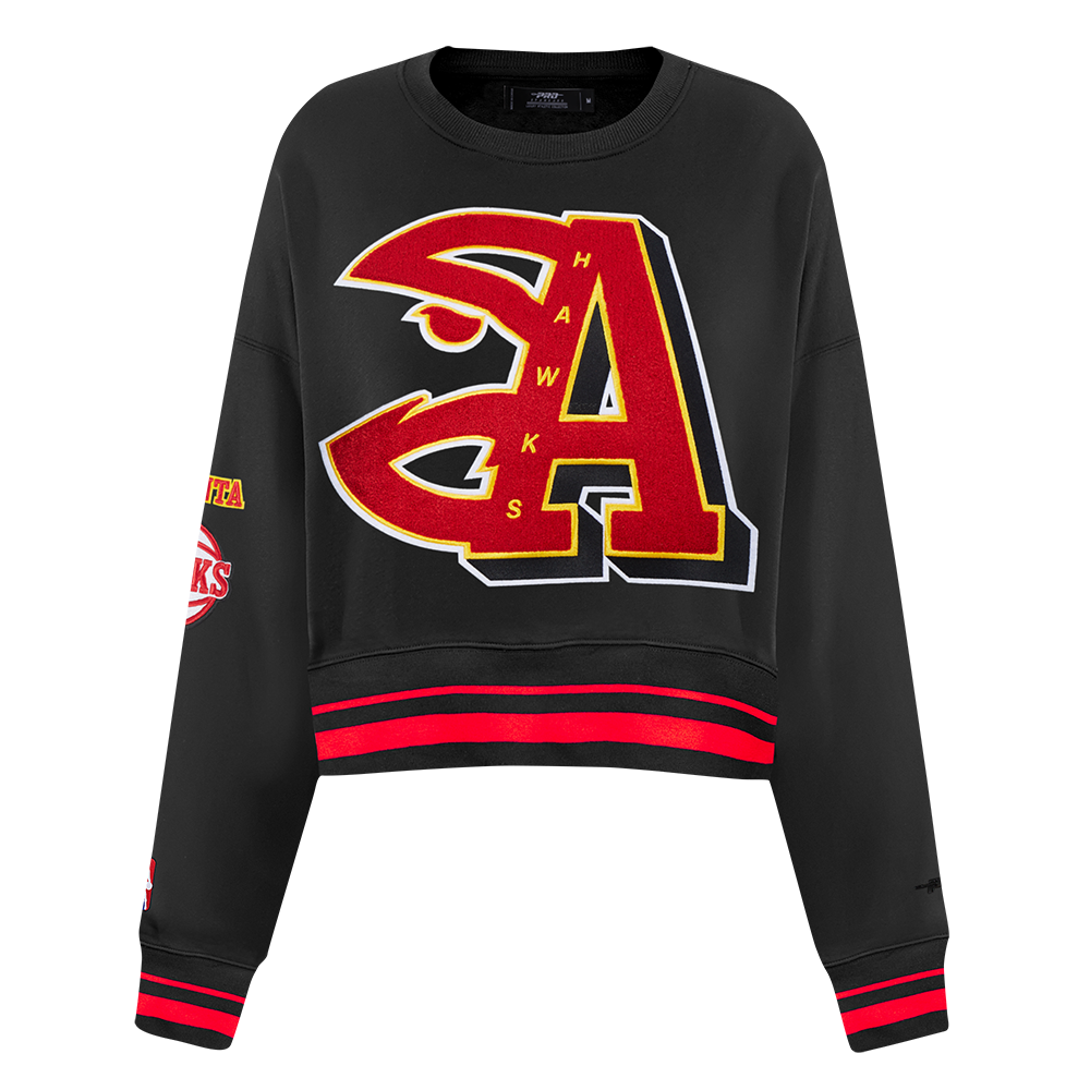 SUDADERA DE CUELLO REDONDO NBA ATLANTA HAWKS MASH UP PARA MUJER
