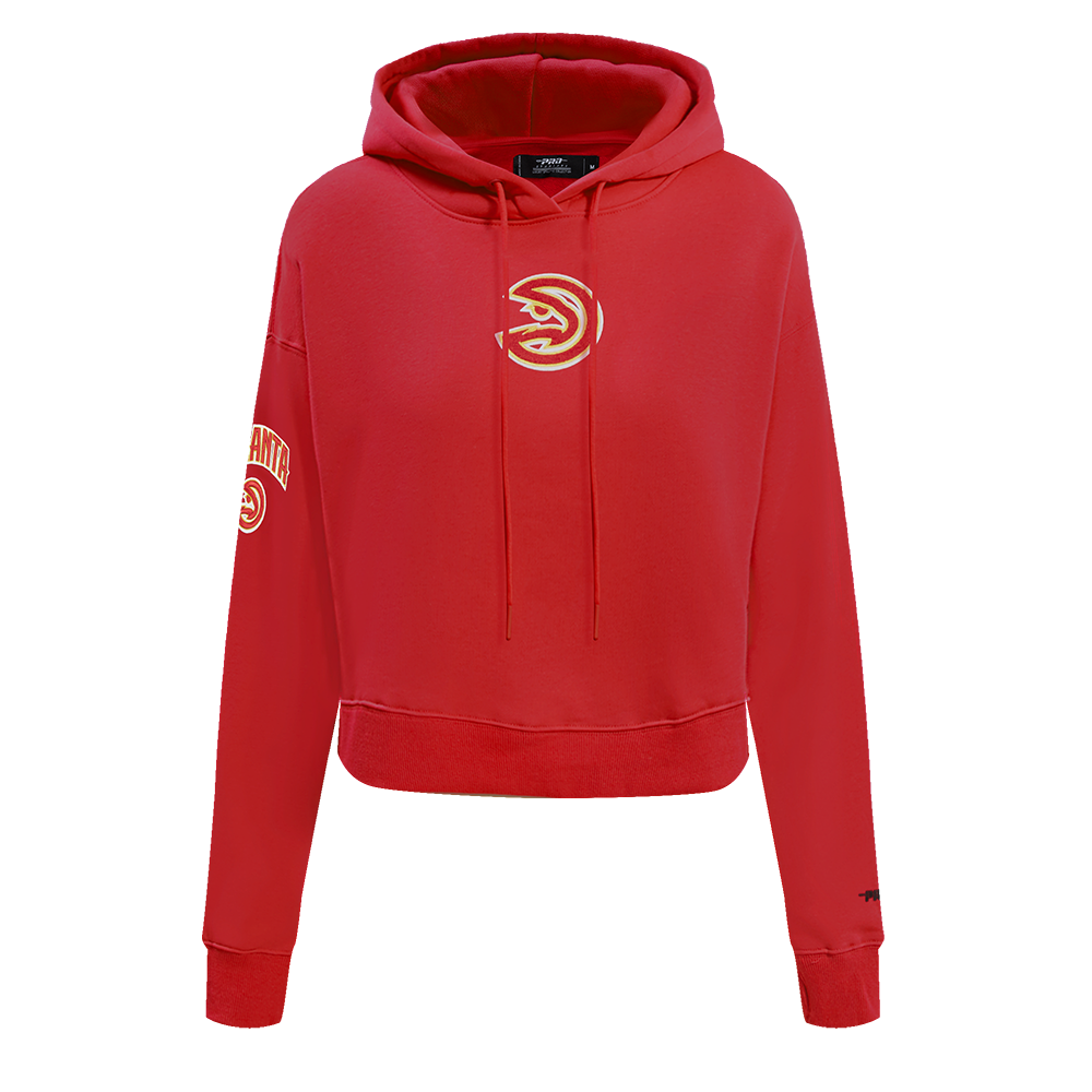 SUDADERA CON GORRO NBA ATLANTA HAWKS CLASSIC ESSENTIALS PARA MUJER