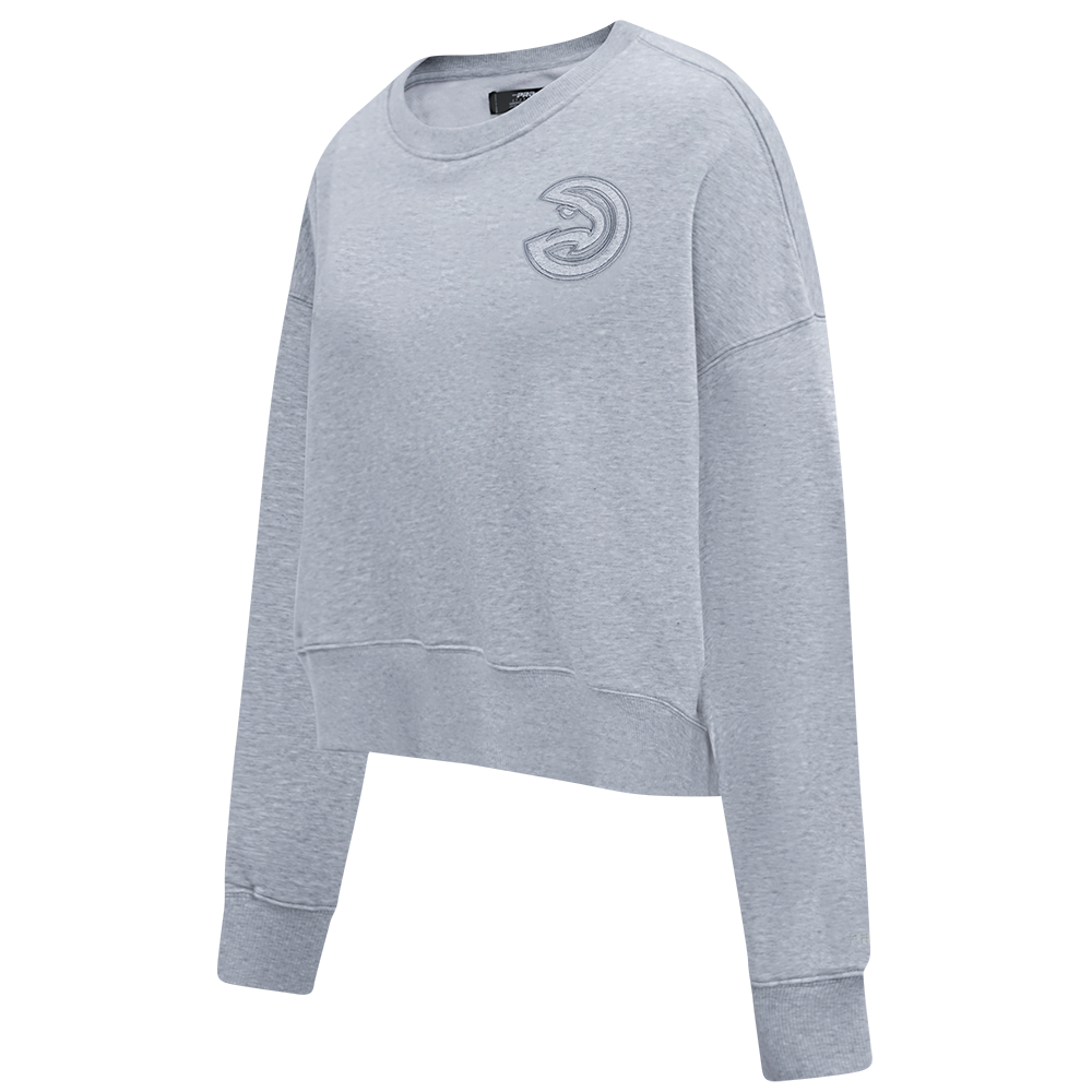 SUDADERA DE CUELLO REDONDO NBA ATLANTA HAWKS NEUTRAL PARA MUJER