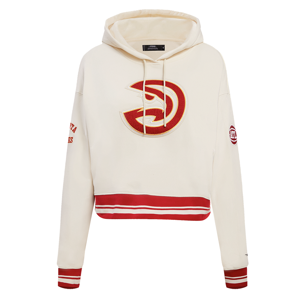 SUDADERA CON GORRO NBA ATLANTA HAWKS RETRO CLASSICS PARA MUJER