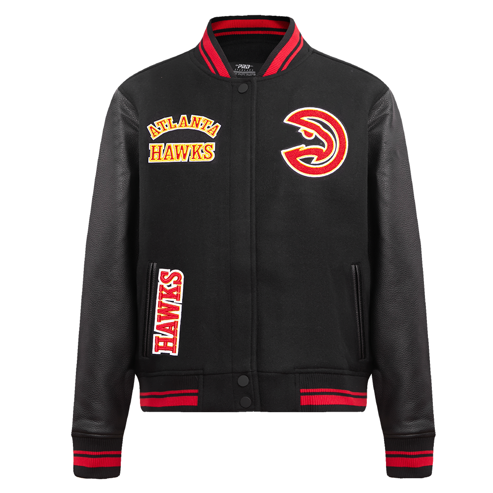 CHAMARRA UNIVERSITARIA NBA ATLANTA HAWKS RETRO CLASSICS PARA MUJER