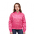 CHAMARRA DE SATIN NBA ATLANTA HAWKS CLASSIC TRIPLE PINK PARA NIÑA