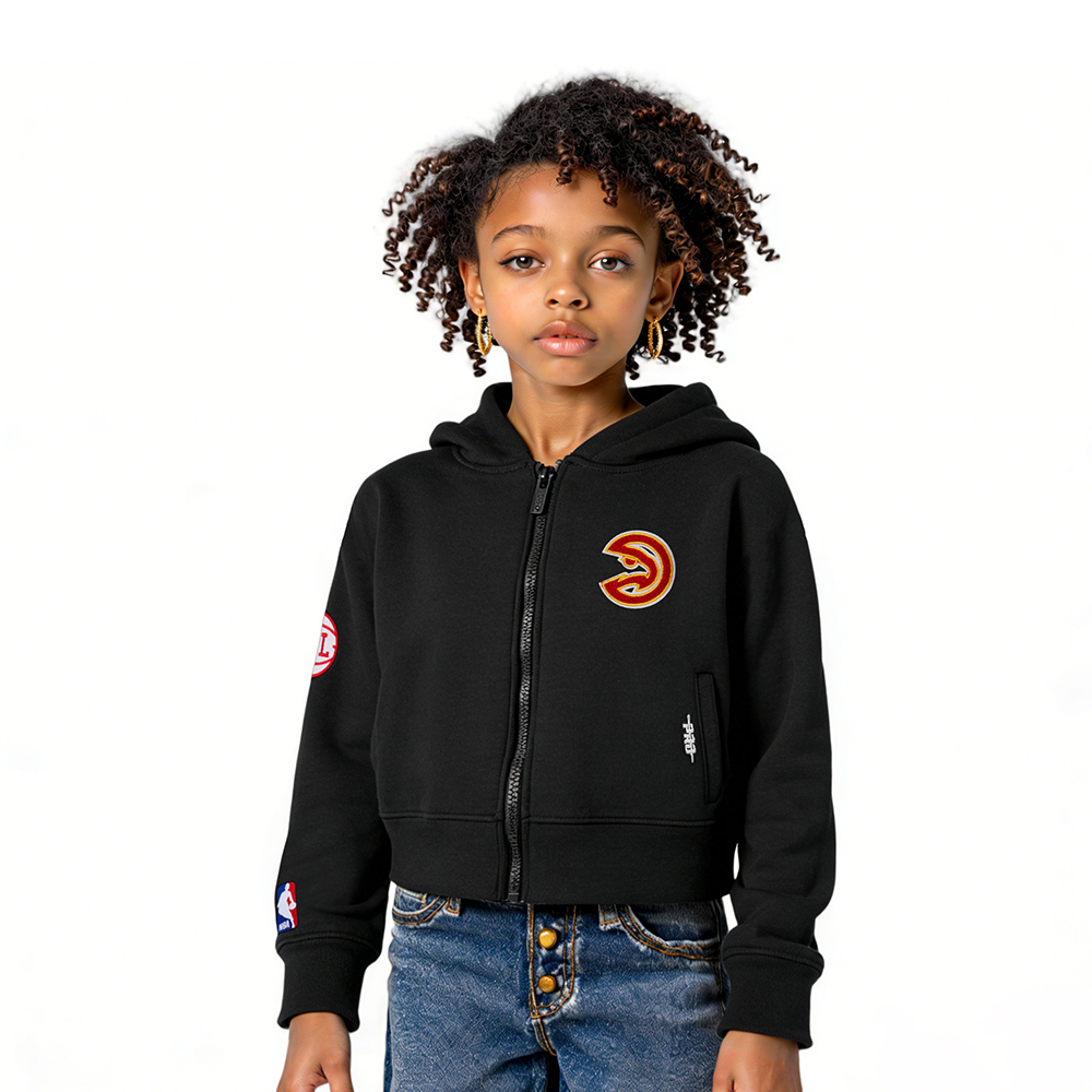 SUDADERA CON CIERRE NBA ATLANTA HAWKS CLASSIC ESSENTIALS PARA NIÑA