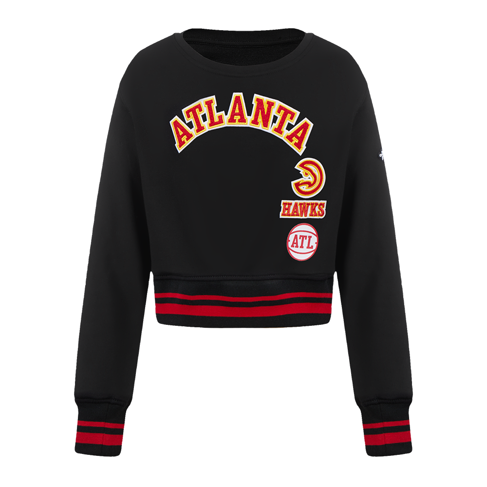 SUDADERA DE CUELLO REDONDO NBA ATLANTA HAWKS RETRO CLASSICS PARA NIÑA