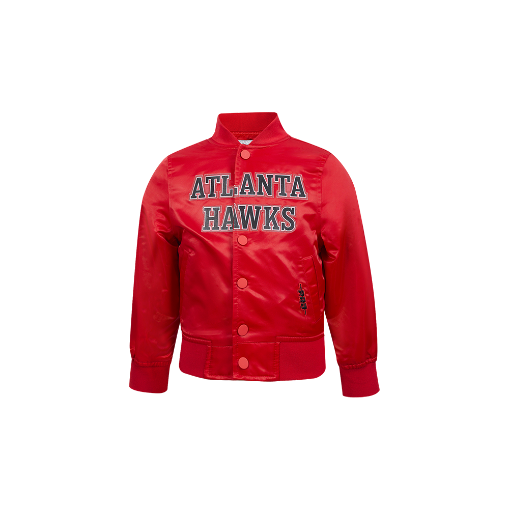 CHAMARRA DE SATIN NBA ATLANTA HAWKS CLASSIC CHENILLE PARA BEBÉ NIÑO