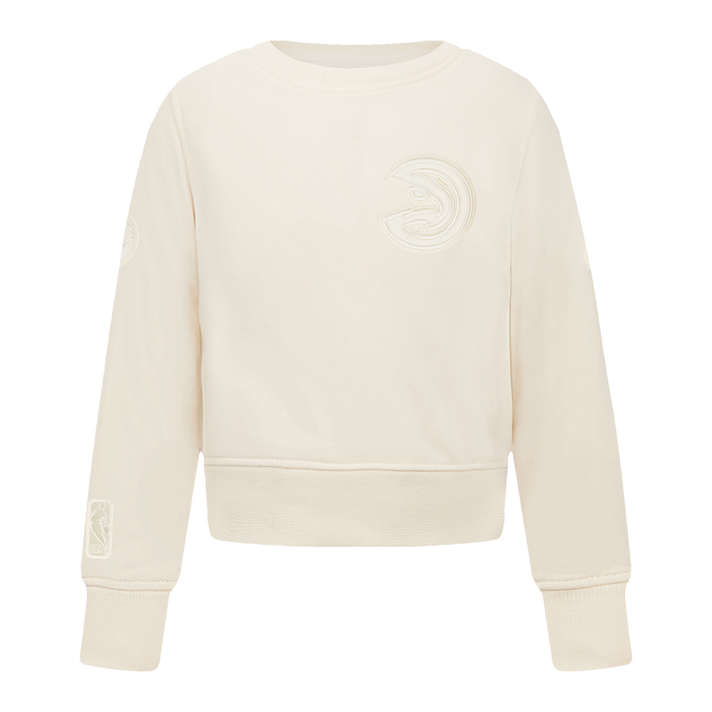 SUDADERA DE CUELLO REDONDO NBA ATLANTA HAWKS NEUTRAL PARA BEBÉ NIÑA