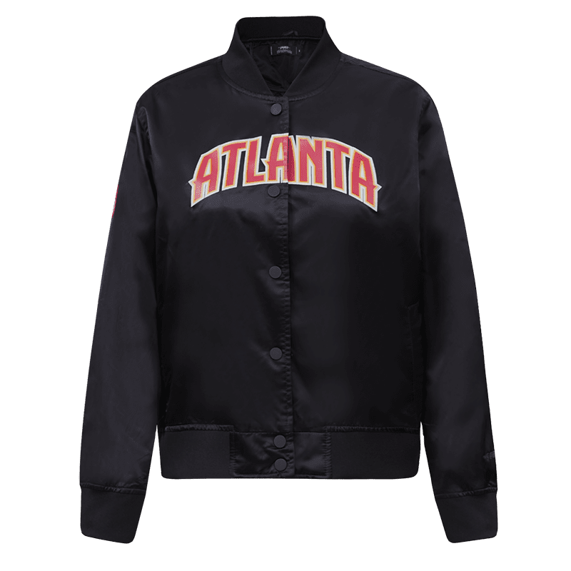 CHAMARRA DE SATÍN NBA ATLANTA HAWKS CLASSIC ESSENTIALS PARA MUJER