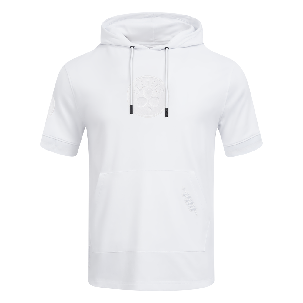 SUDADERA DE MANGA CORTA NBA BOSTON CELTICS WHITE OUT