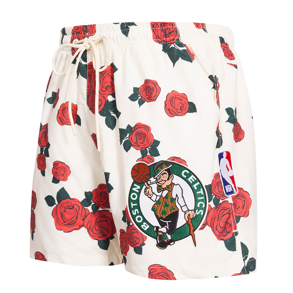 SHORTS DE ALGODÓN NBA BOSTON CELTICS ROSES