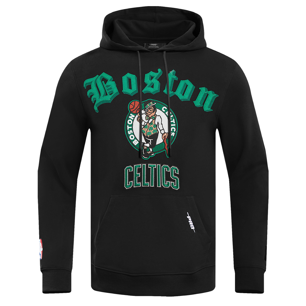 SUDADERA CON GORRO NBA BOSTON CELTICS OLD ENGLISH