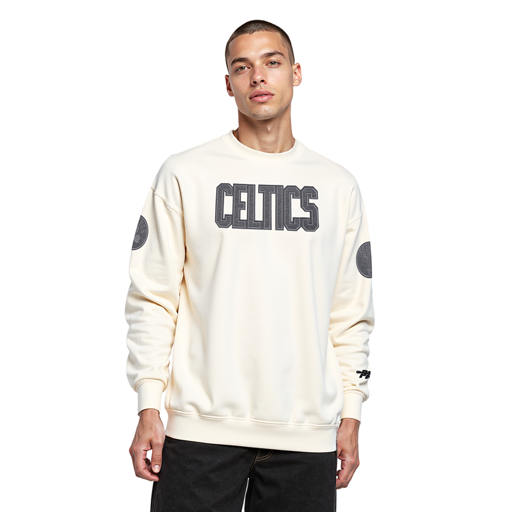 SUDADERA DE CUELLO REDONDO NBA BOSTON CELTICS REVERSE FRENCH TERRY