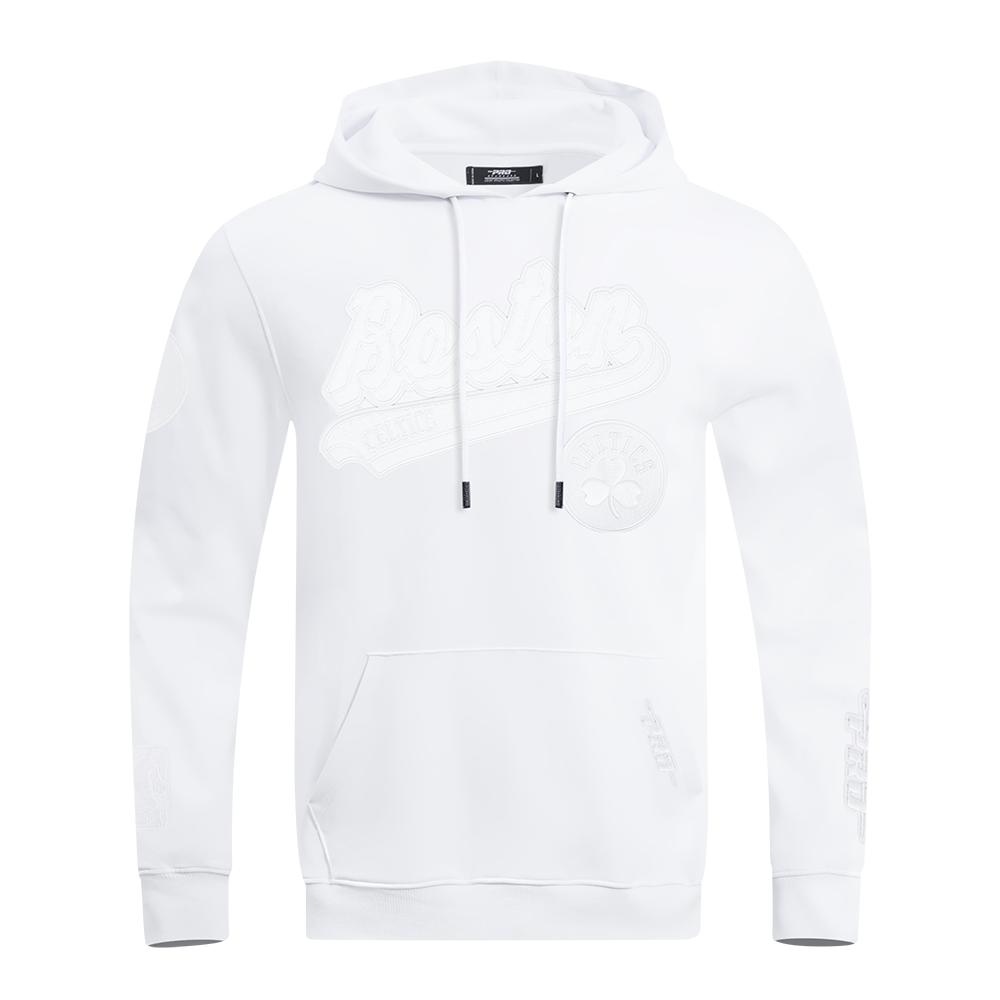 SUDADERA CON GORRO NBA BOSTON CELTICS WHITE OUT