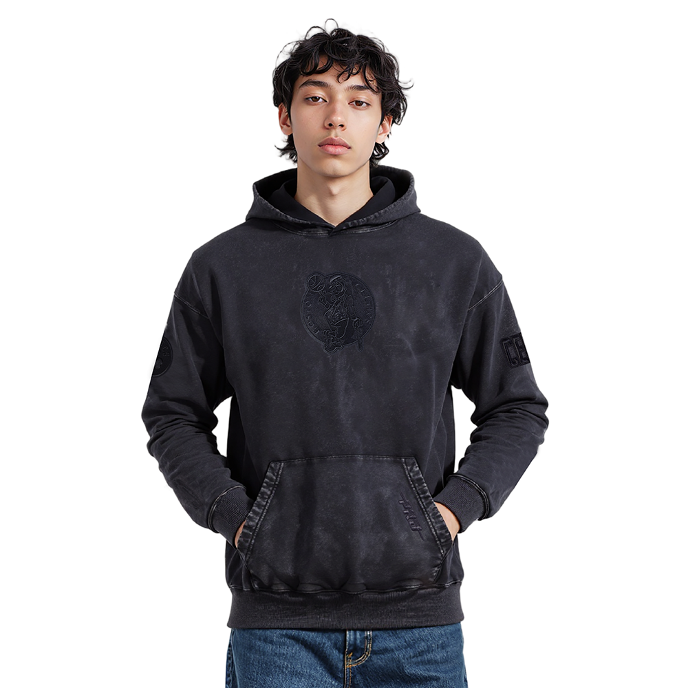 SUDADERA CON GORRO NBA BOSTON CELTICS WASHED CLASSIC