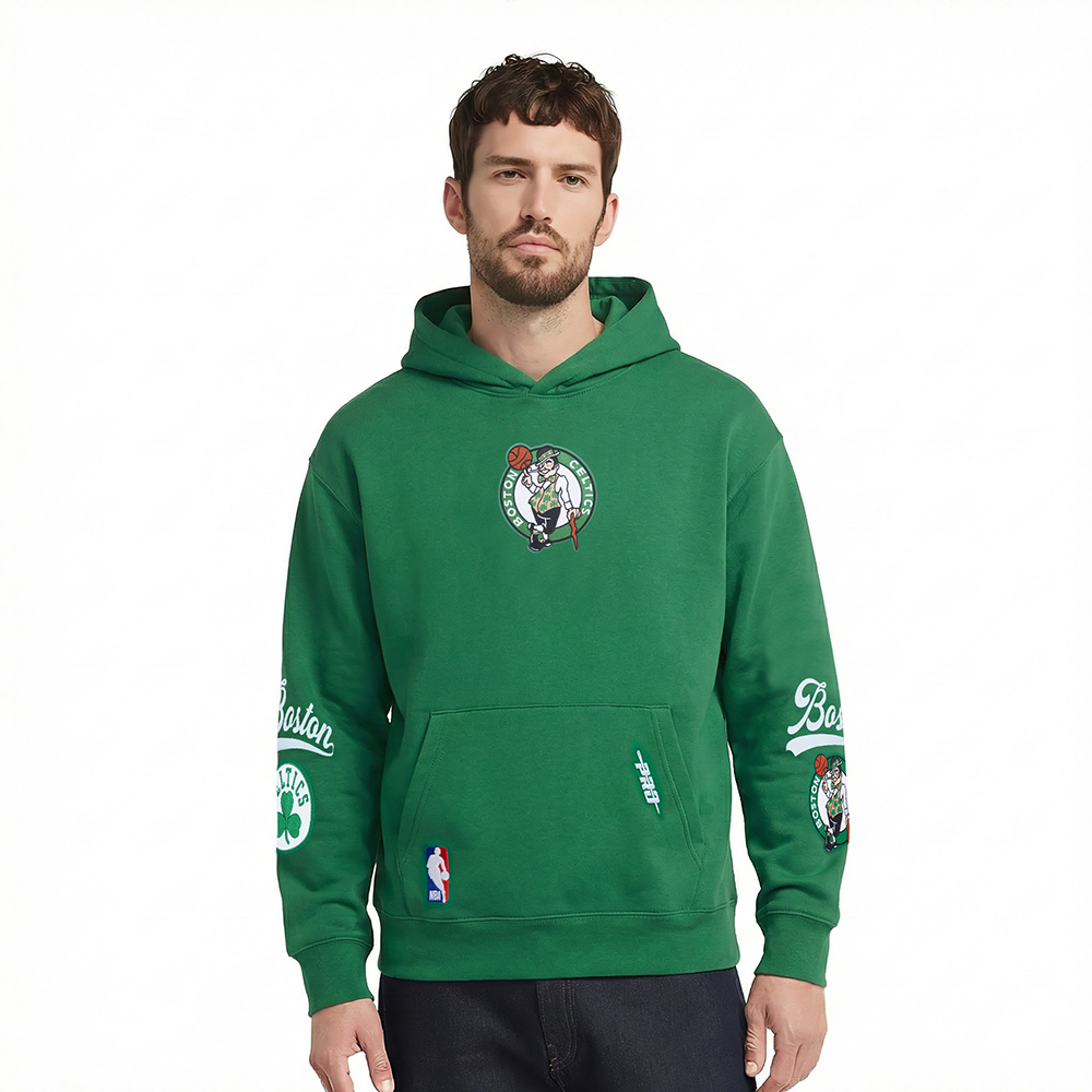 SUDADERA CON GORRO NBA BOSTON CELTICS LIVING LARGE