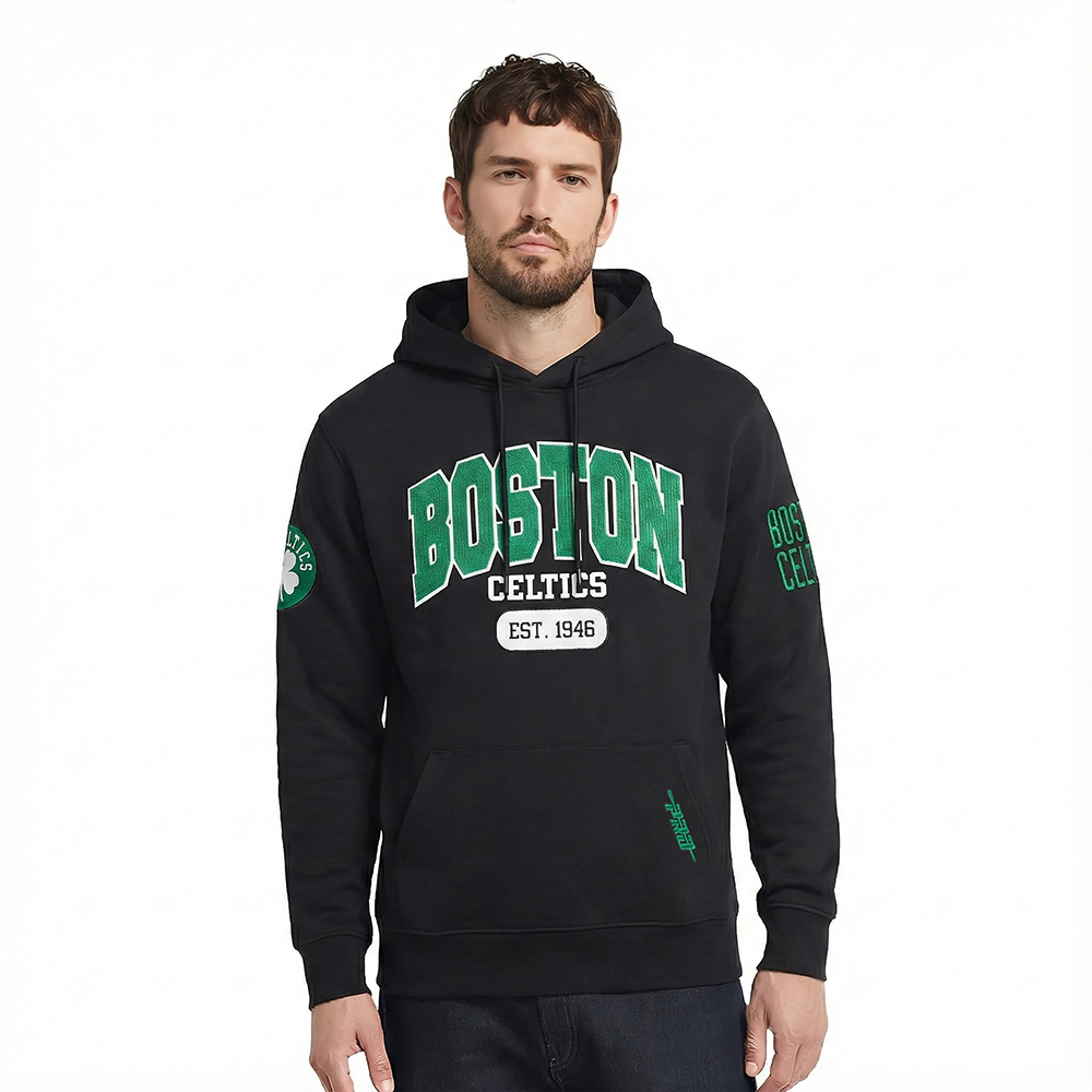 SUDADERA CON GORRO NBA BOSTON CELTICS CITY ARCH