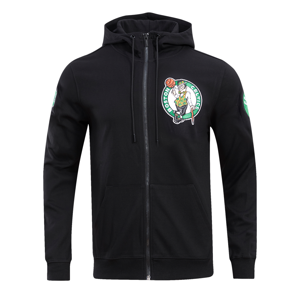 SUDADERA CON CIERRE NBA BOSTON CELTICS CLASSIC CHENILLE