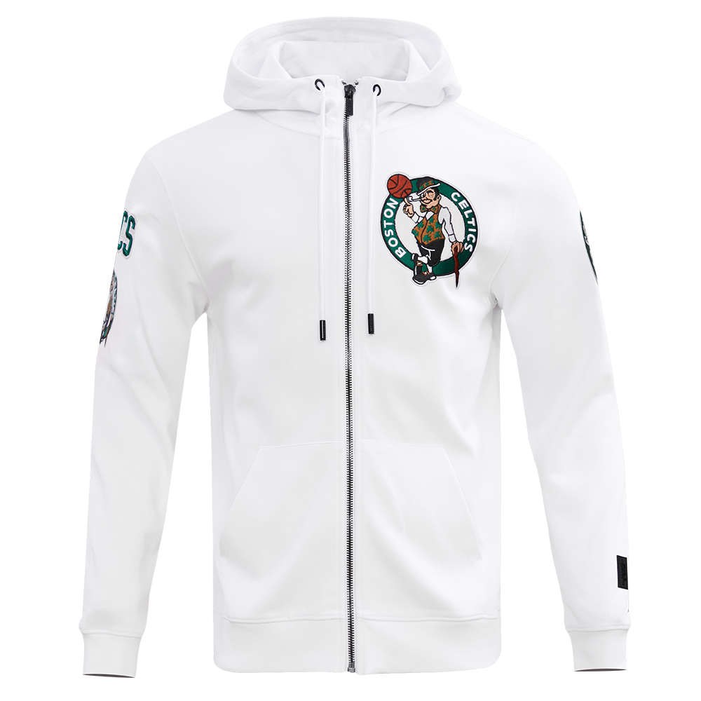SUDADERA CON CIERRE NBA BOSTON CELTICS CLASSIC CHENILLE