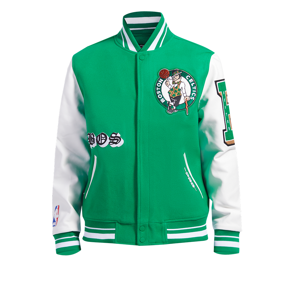 CHAMARRA UNIVERSITARIA NBA BOSTON CELTICS OLD ENGLISH