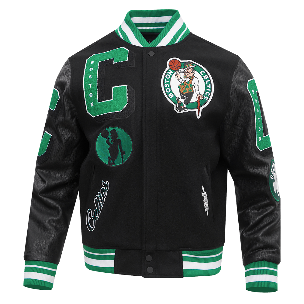 CHAMARRA UNIVERSITARIA NBA BOSTON CELTICS MASH UP