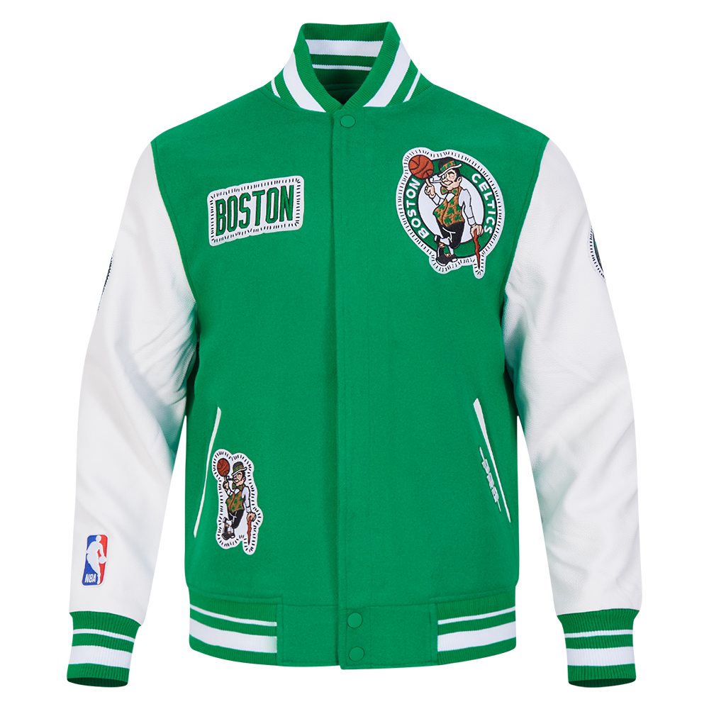 CHAMARRA UNIVERSITARIA NBA BOSTON CELTICS DIY PICK STITCH