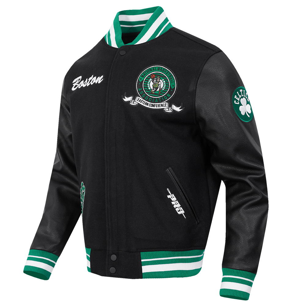 CHAMARRA UNIVERSITARIA NBA BOSTON CELTICS TEAM BADGE